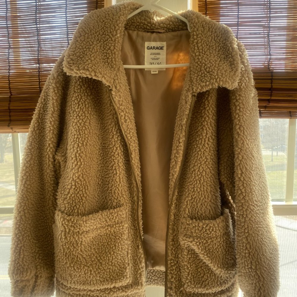 Size Small Oversized Sherpa Jacket